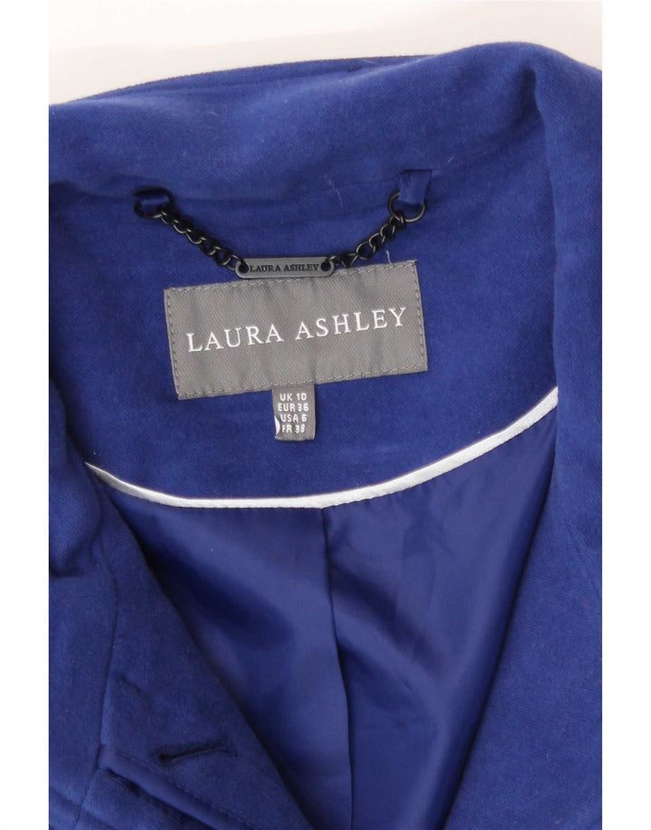 Pardesiu pentru femei Laura Ashley UK 10 mic, albastru, bumbac
