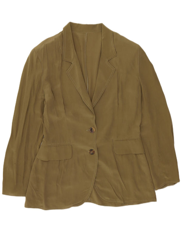 Mariella Burani Femei per Amuleti Blazer Jacket UK 12 Medium Green