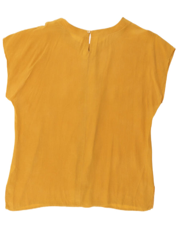 Vintage Womens Bluse Top IT 46 Large Beige