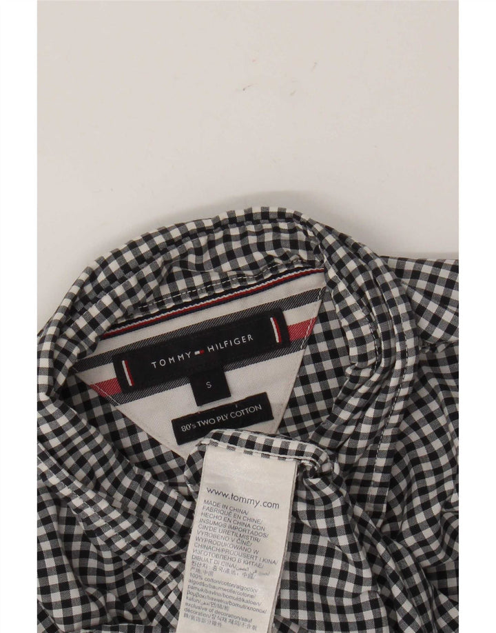 Cămașă pentru bărbați Tommy Hilfiger, mic, negru, din bumbac