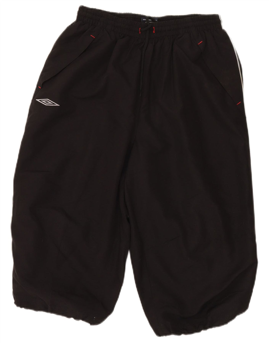 Pantaloni scurți sport Umbro pentru bărbați, cu grafică, poliester, negru