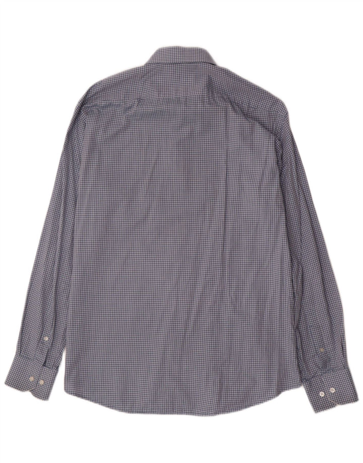 Cămașă HUGO BOSS pentru bărbați, cu tăiere obișnuită, mărimea 42 16 1/2 mare, albastră