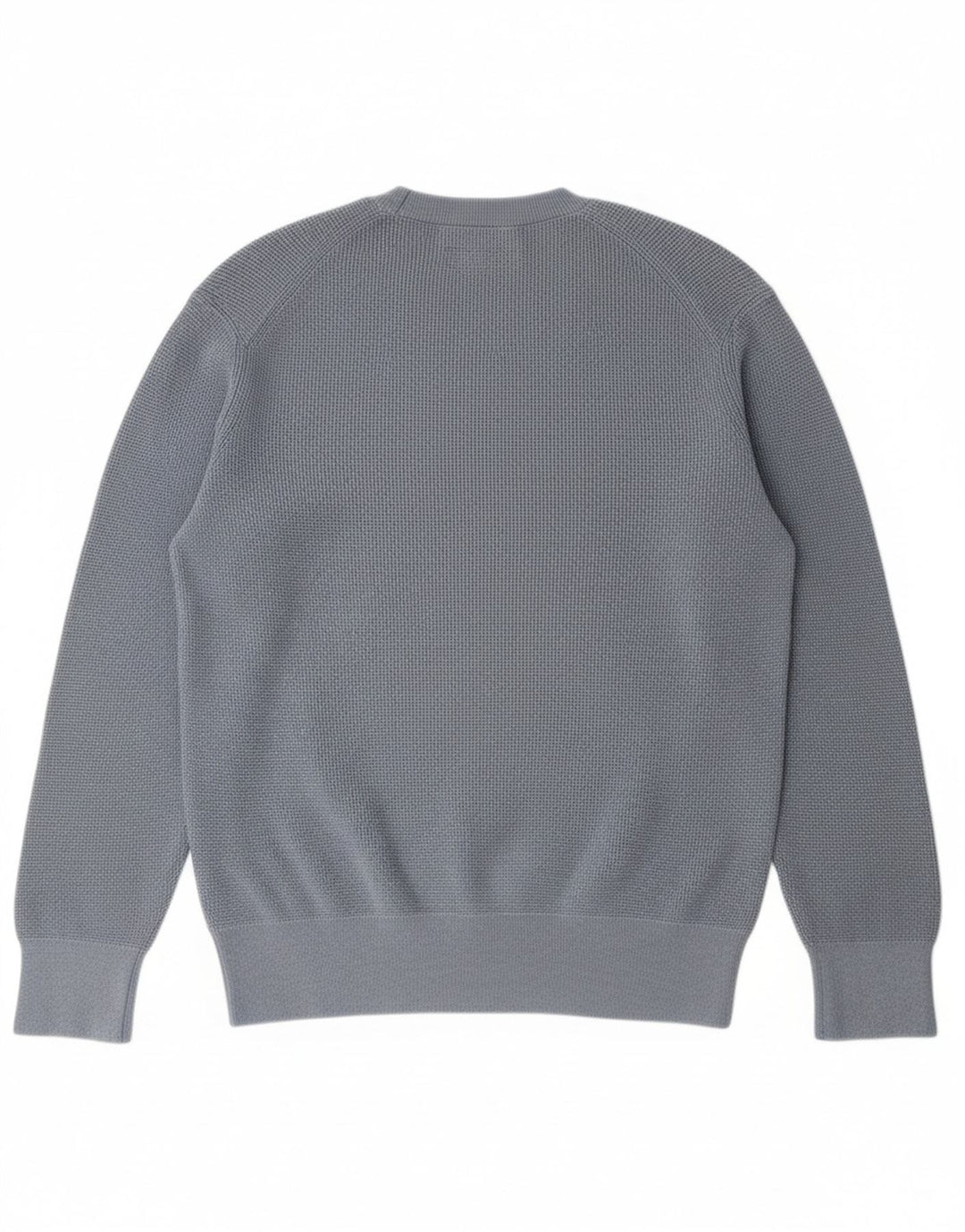 ALL SAINTS Pulover pentru bărbați cu gât crew, bumbac albastru mediu