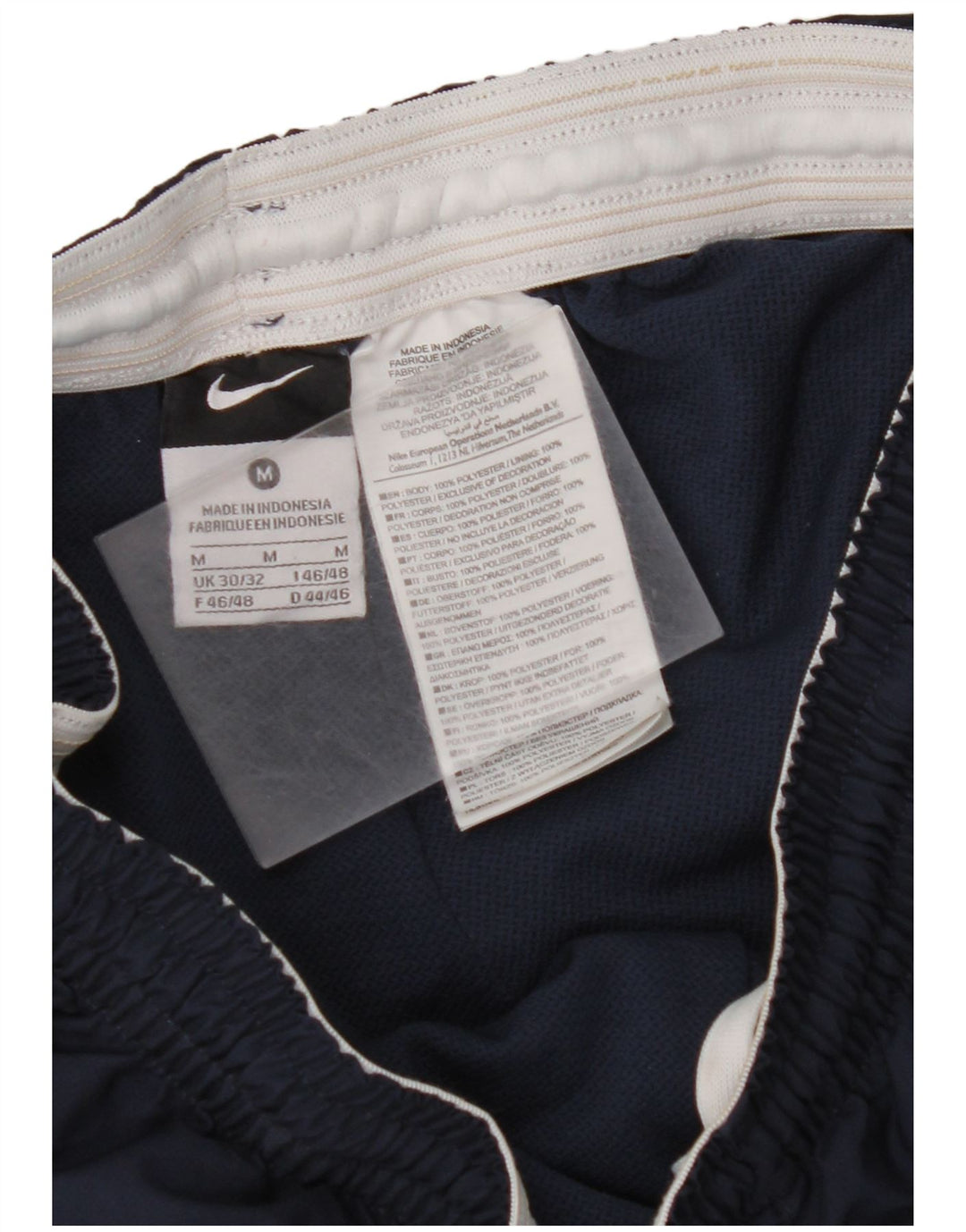 Pantaloni scurți sport NIKE pentru bărbați, medii, albastru, poliester color bloc