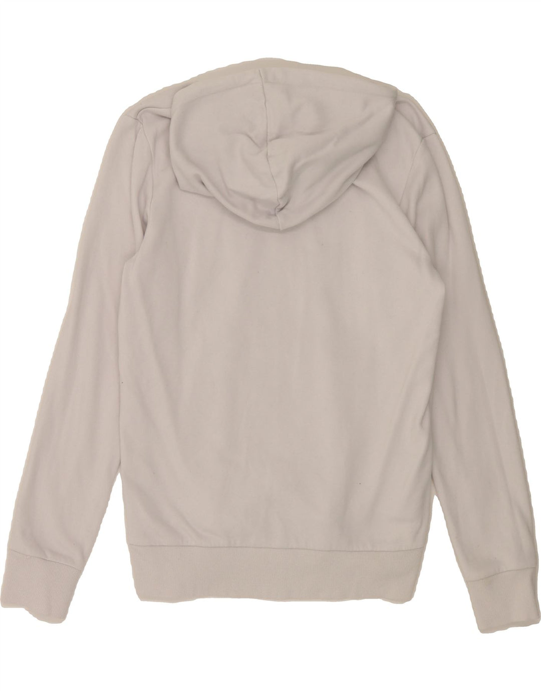 JACK & JONES Mens Graphic Hoodie Jumper Medium White Cotton Vintage Jack & Jones and Second-Hand Jack & Jones from Messina Hembry 