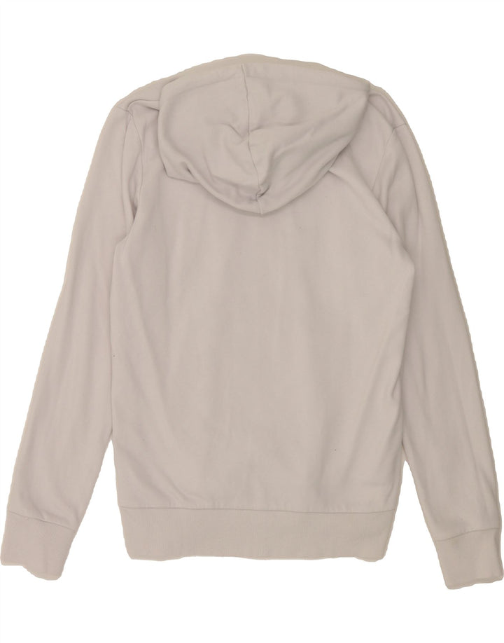 JACK & JONES Mens Graphic Hoodie Jumper Medium White Cotton Vintage Jack & Jones and Second-Hand Jack & Jones from Messina Hembry 