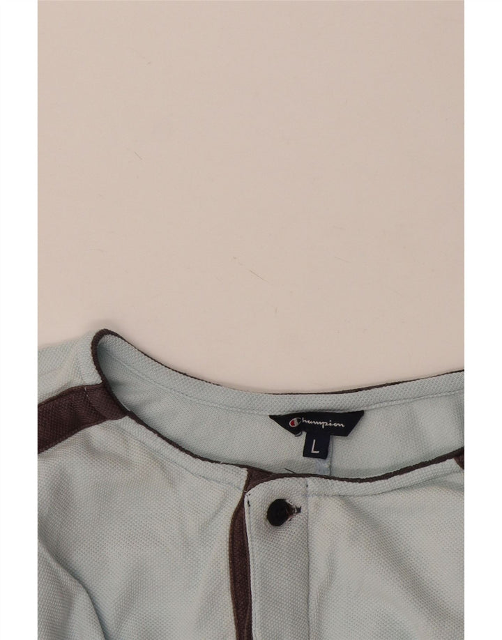 Tricou pentru bărbați Champion Top mare albastru Colorblock