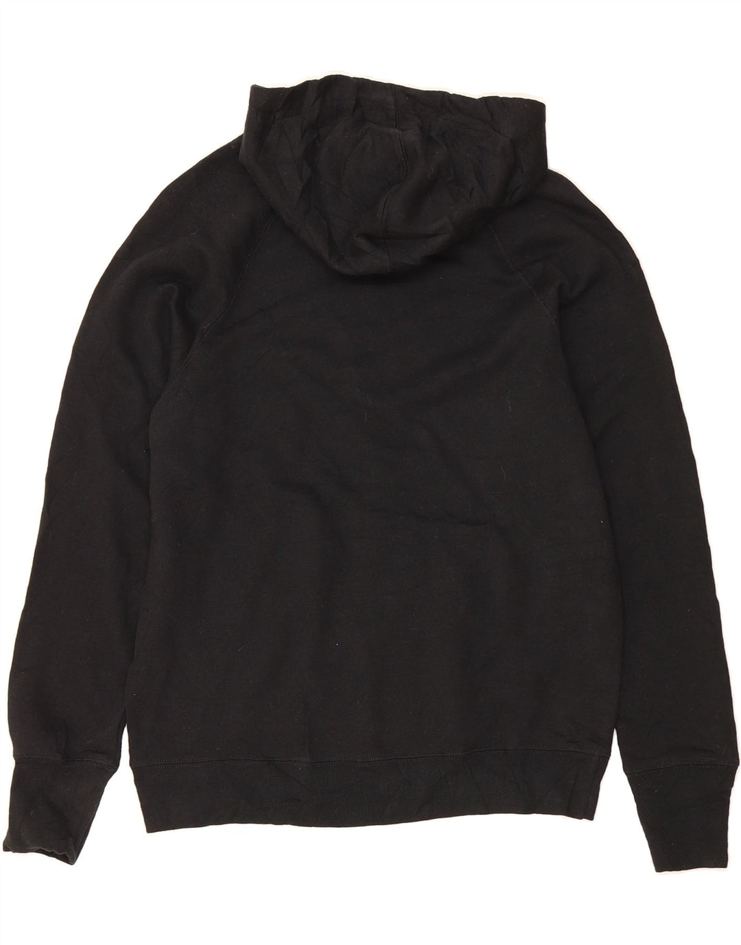 CHAMPION Womens Graphic Hoodie Jumper UK 14 Medium Black Vintage Champion and Second-Hand Champion from Messina Hembry 