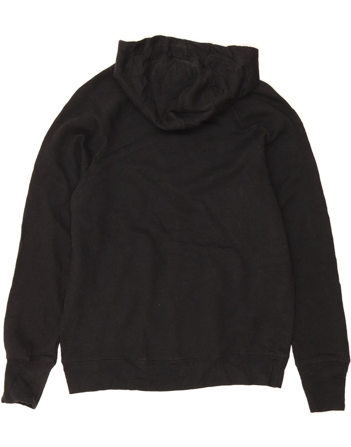 CHAMPION Womens Graphic Hoodie Jumper UK 14 Medium Black Vintage Champion and Second-Hand Champion from Messina Hembry 