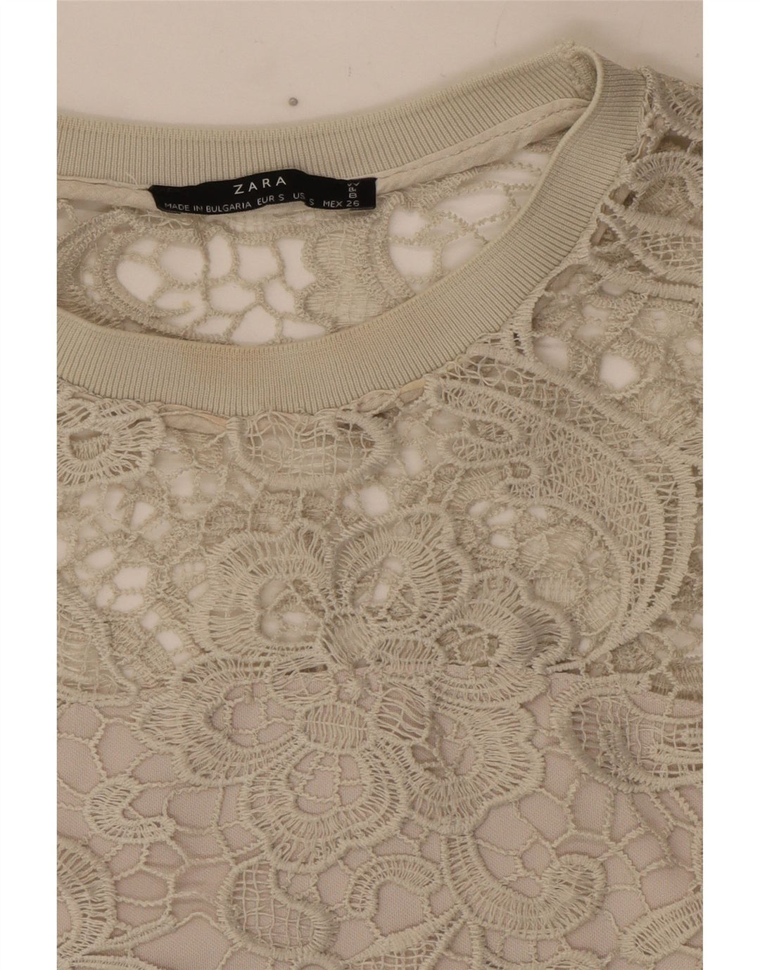 Bluză pentru femei Zara UK 10 Small Gri Floral