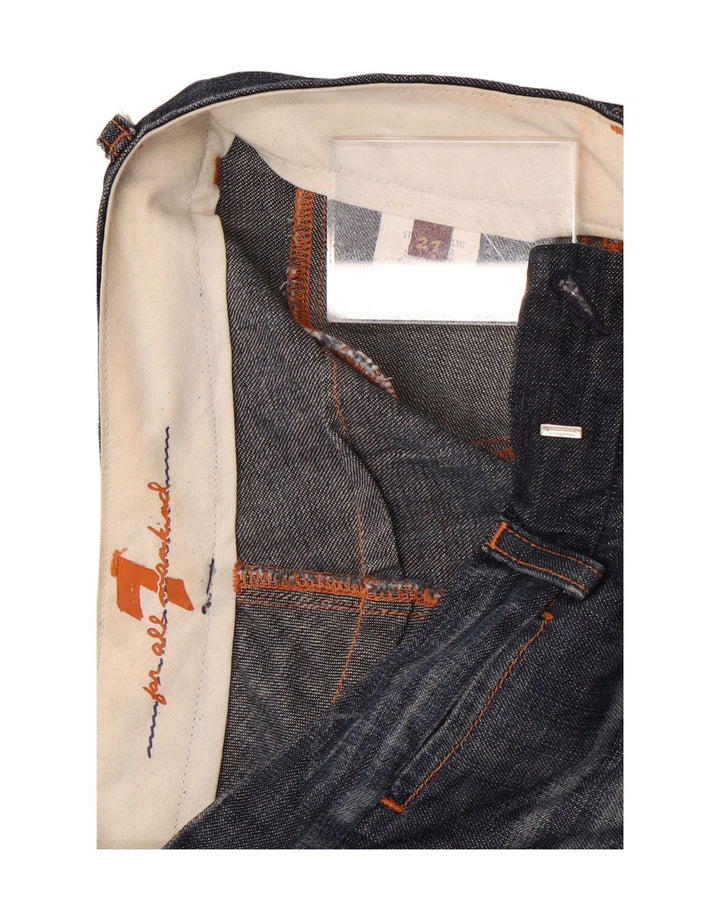 Blugi evazați pentru femei 7 For All Mankind L27 L34 Bumbac bleumarin