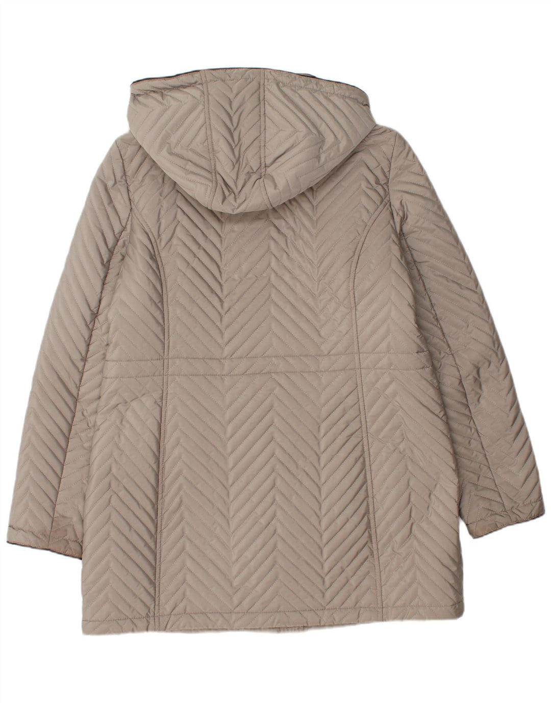 Pardesiu matlasat Dkny pentru femei UK 16, mare, gri