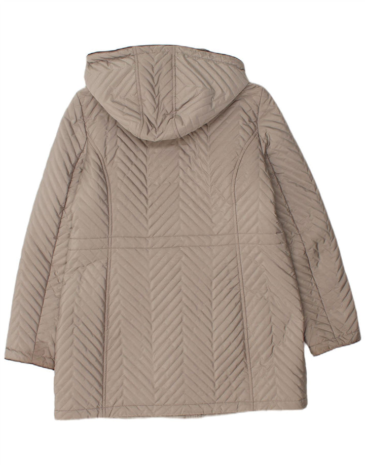 Pardesiu matlasat Dkny pentru femei UK 16, mare, gri