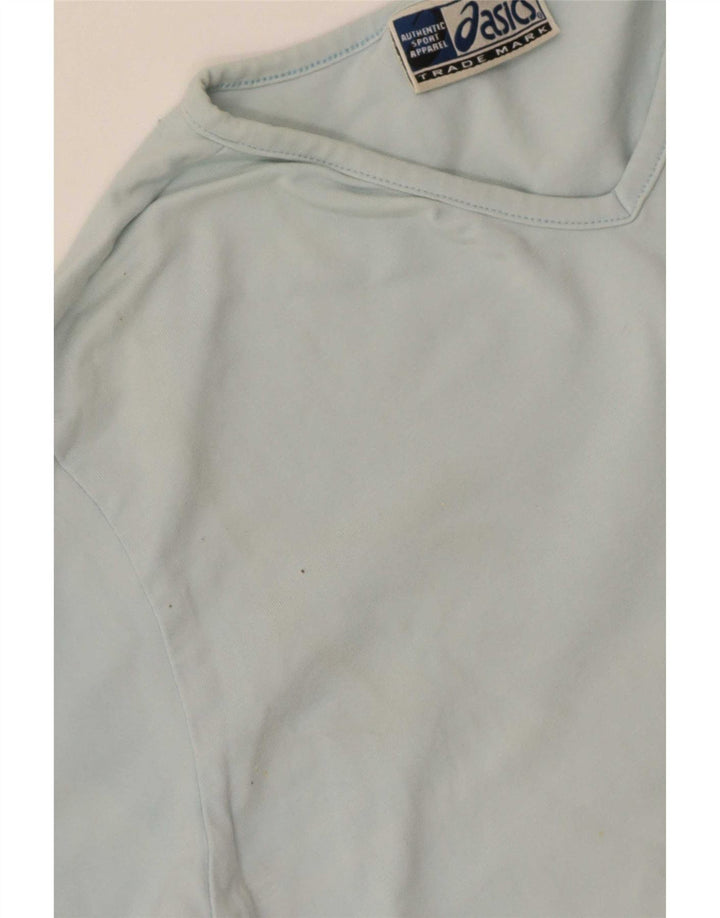 Top femei Asics cu mânecă lungă UK 14 mare, albastru, bumbac