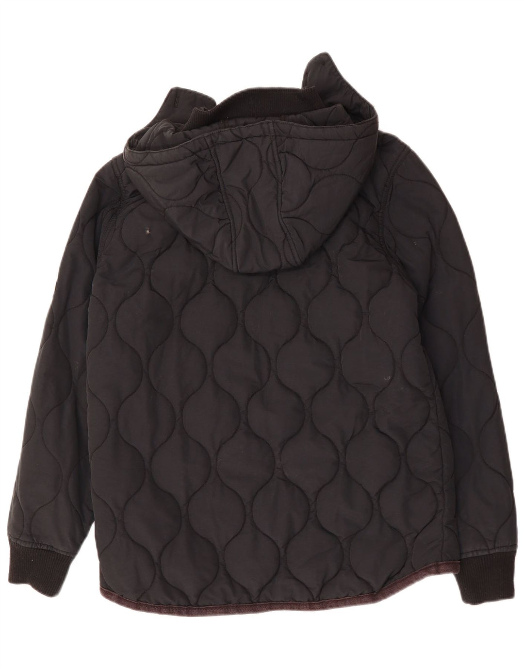 Jachetă căptușită cu glugă pentru bărbați LYLE & SCOTT UK 40, mare, negru, bumbac