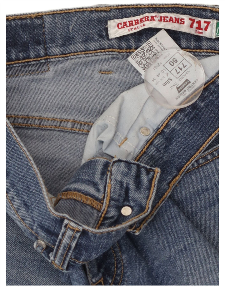 Blugi pentru bărbați Carrera 717 Slim IT 50 Large W34 L30 Blue Bumbac