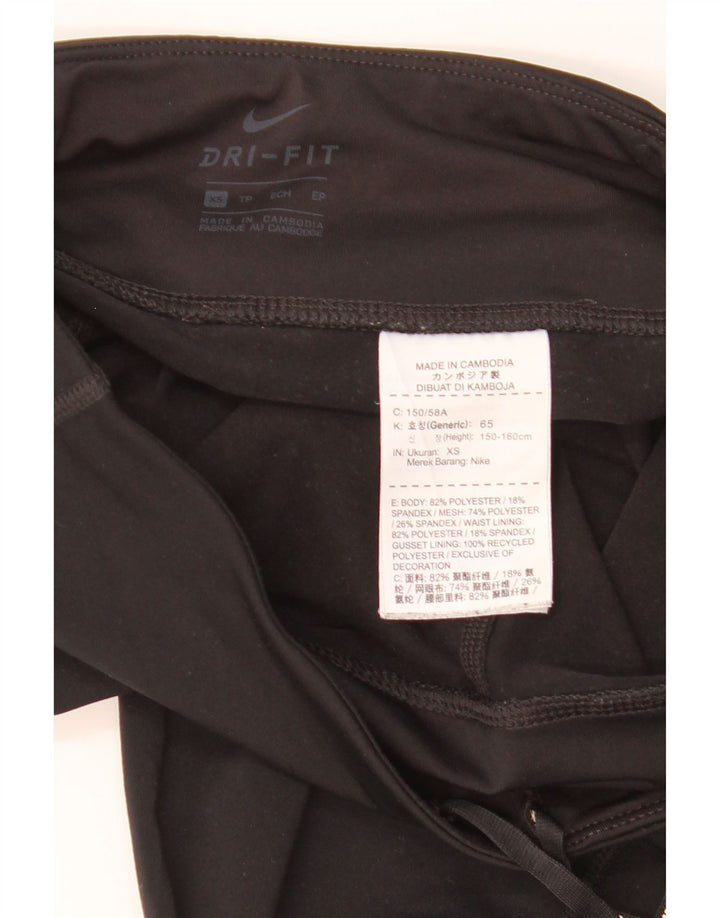 Leggings Nike Dri Fit pentru femei UK 6 XS Poliester negru
