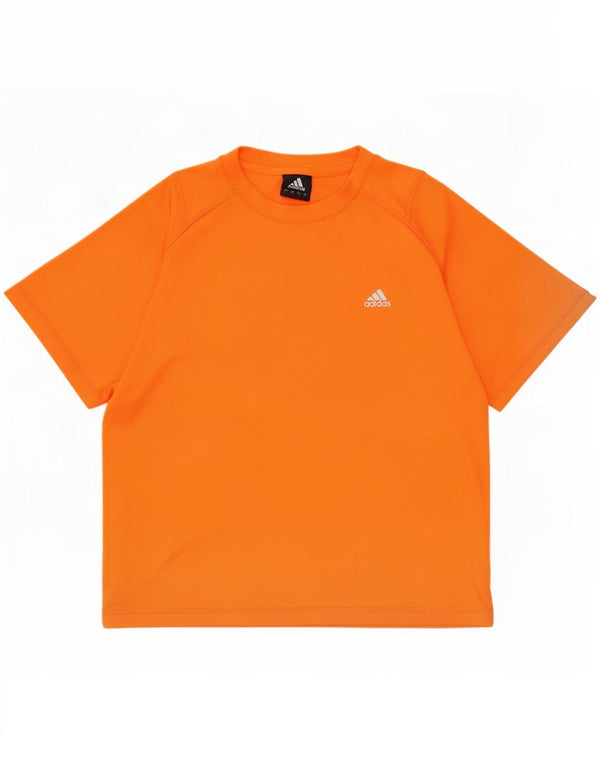 Tricou Adidas Climalite pentru bărbați Top Medium Portocaliu Poliester