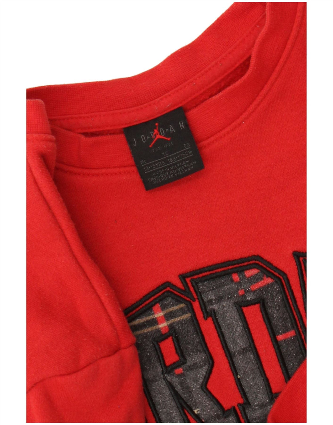 Jordan Băieți Pulover Grafic Pulover 13-14 Ani XL Roșu