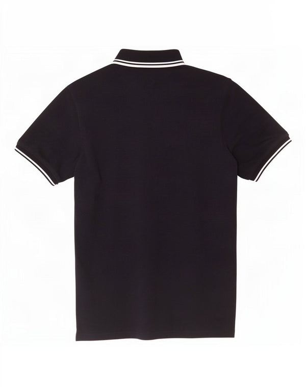 Cămașă polo Fred Perry pentru bărbați, bumbac cu dungi, albastru bleumarin