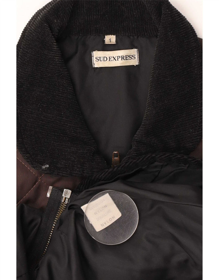 Sud Express Gilet matlasat pentru femei UK 14 Medium Brown Nylon