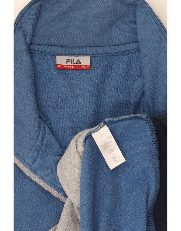 Jachetă pentru trening Fila pentru bărbați XL, bumbac color-bloc multicolor