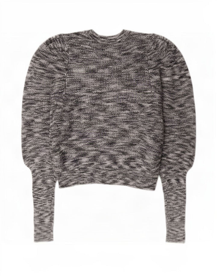Pulover de damă Ted Baker cu decolteu cu barcă, mărime 2, mic, gri, pete