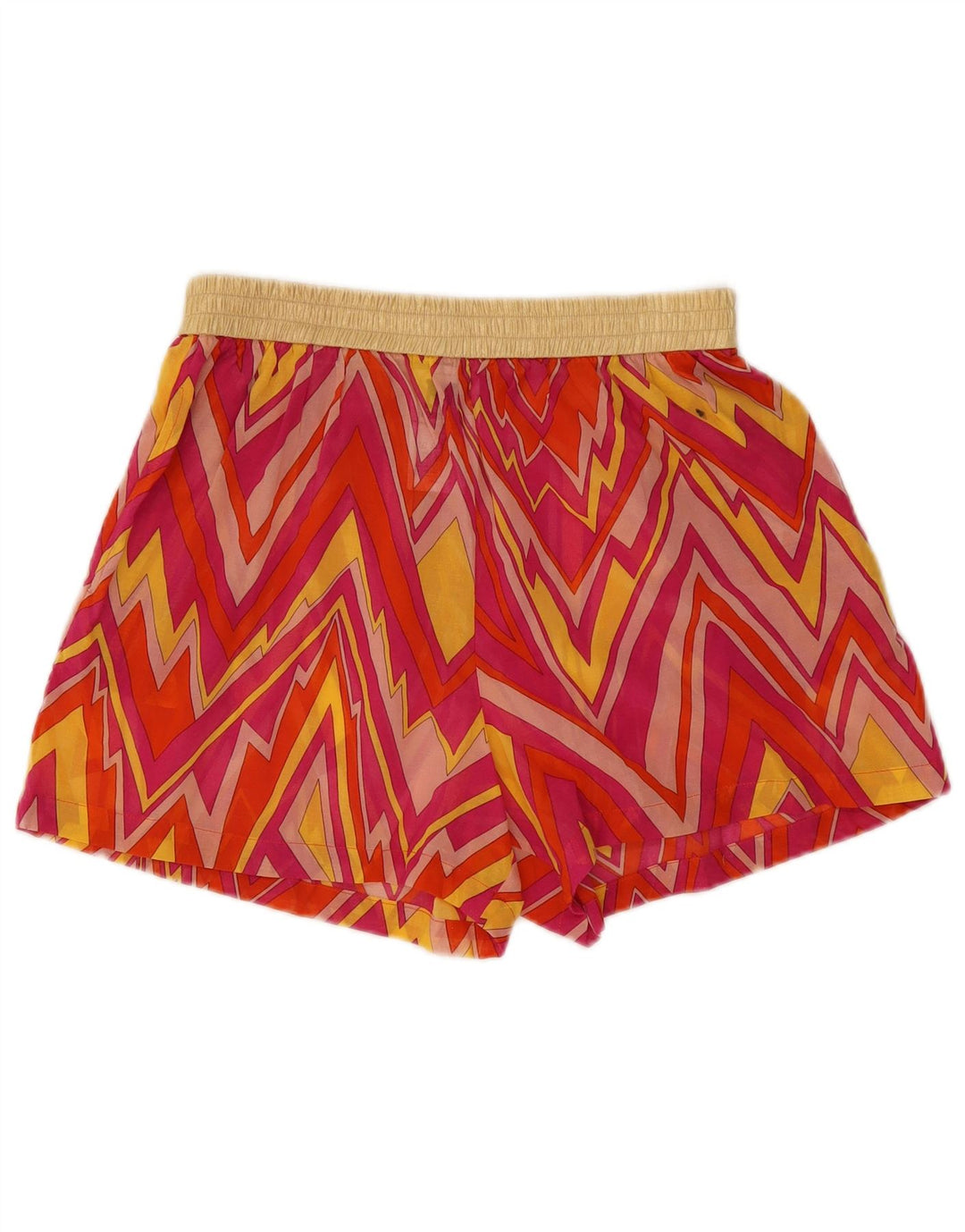 Pantaloni scurți Missoni pentru femei cu talie înaltă Mici W26 poliester geometric geometric