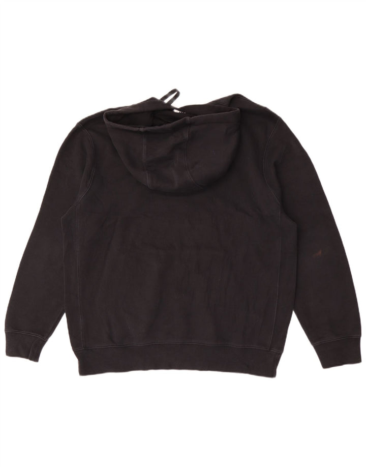 Pulover Nike pentru bărbați, bumbac mare, negru