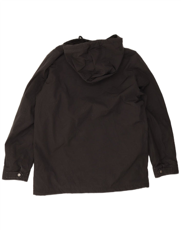 Jachetă cu glugă pentru bărbați Levi's Sherpa Utility UK 38 Poliester mediu negru