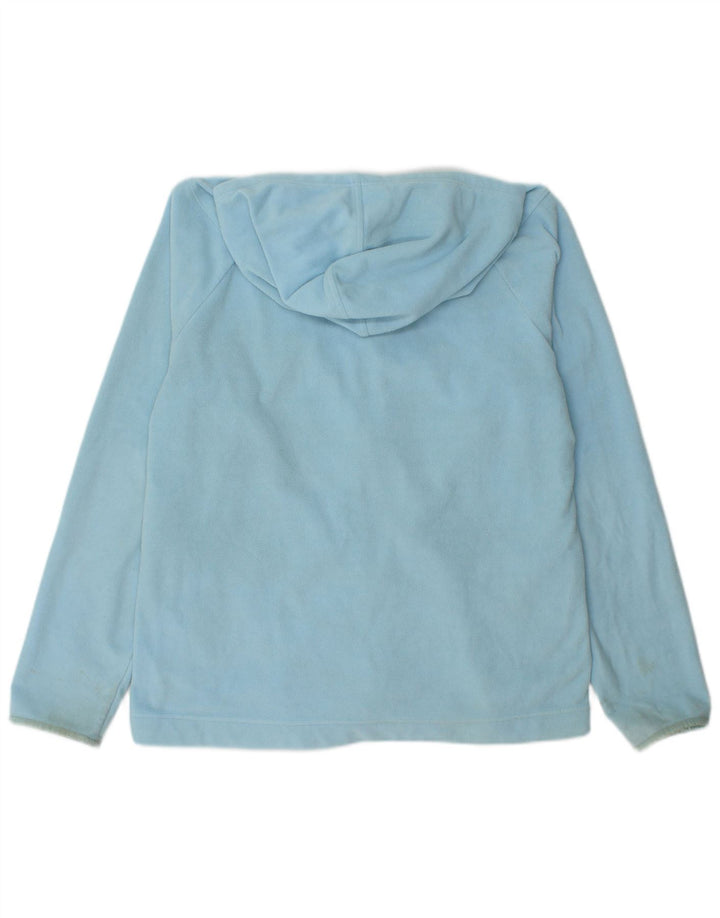 Jachetă din lână cu glugă Reebok pentru femei UK 18 XL, poliester albastru