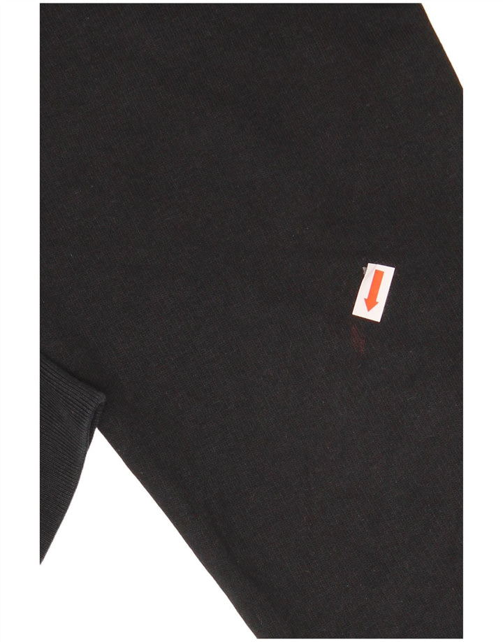 Pulover cu grafic pentru bărbați Zara, bumbac mare, negru