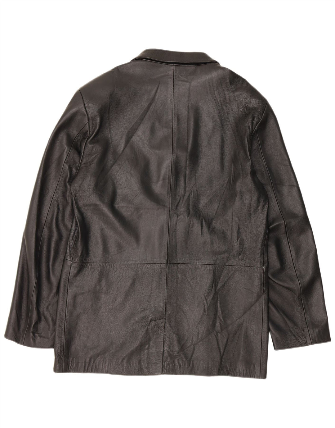 Geacă de piele vintage pentru bărbați IT 52 XL neagră
