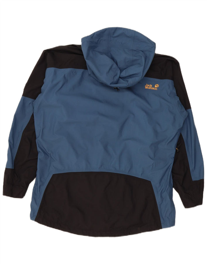 Jack Wolfskin jachetă de vânt pentru femei cu glugă, UK 12, albastru mediu