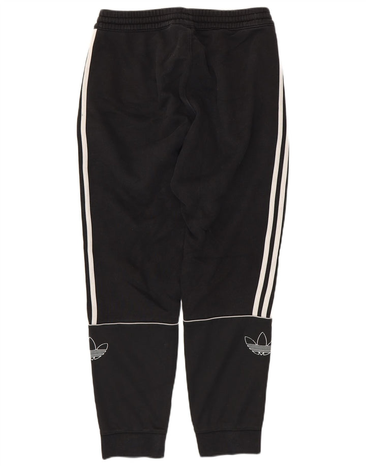 Pantaloni de trening grafic ADIDAS pentru bărbați Pantaloni de jogging, bumbac mediu negru