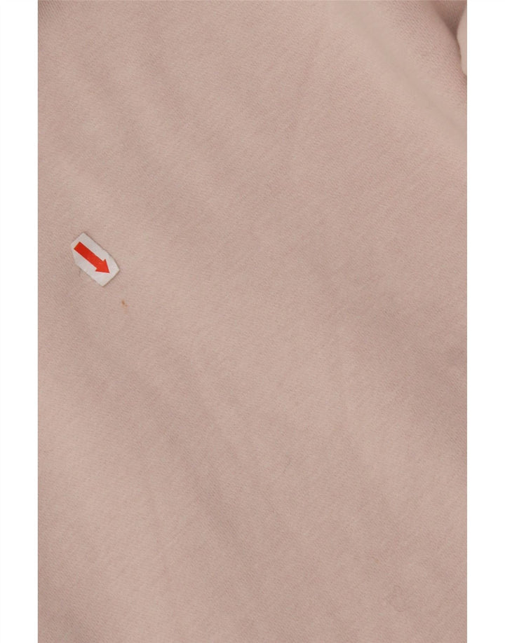 Pulover ADIDAS pentru fete cu glugă grafic 13-14 ani, bumbac roz