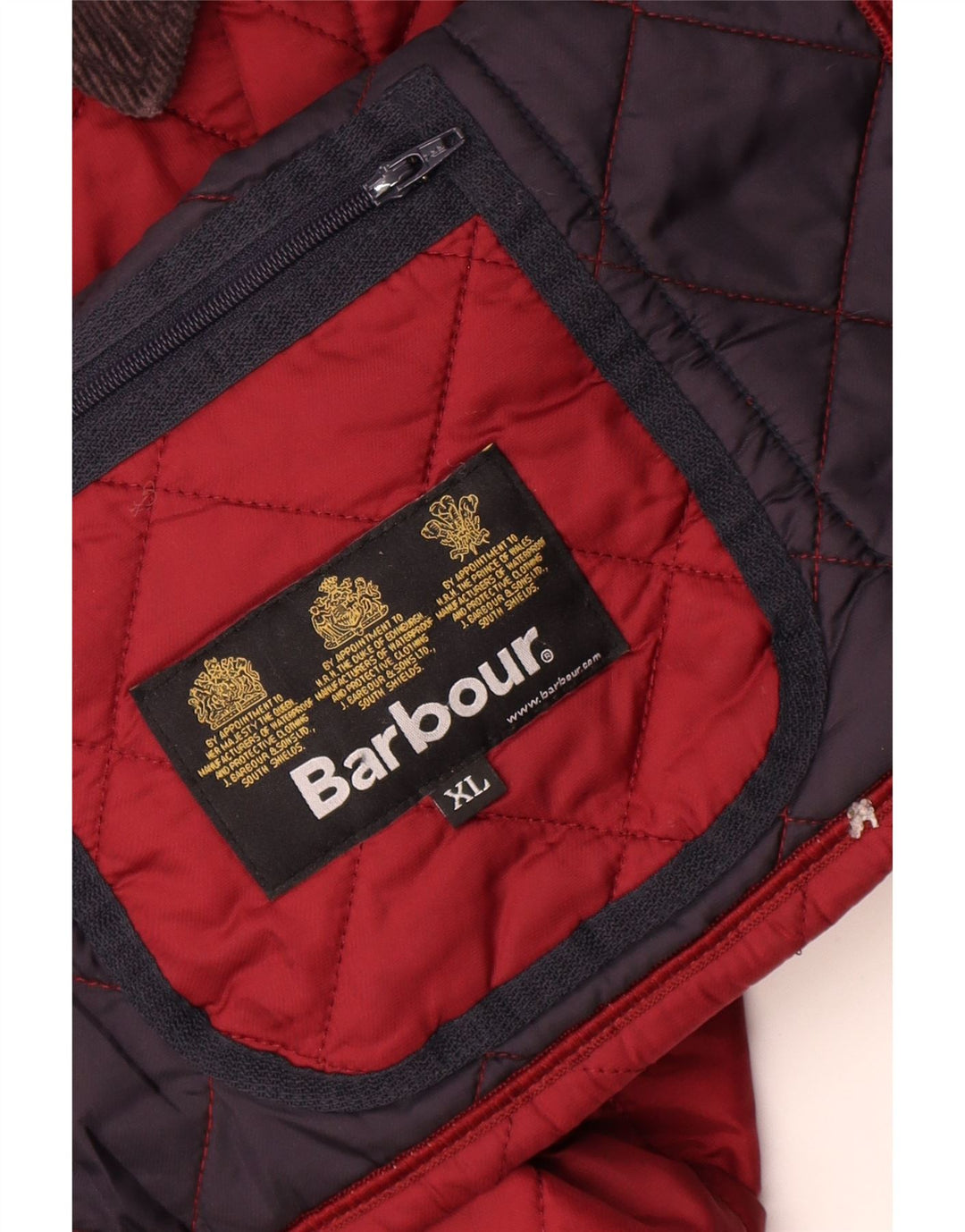 Jachetă matlasată Barbour pentru băieți 12-13 ani XL Bordeaux