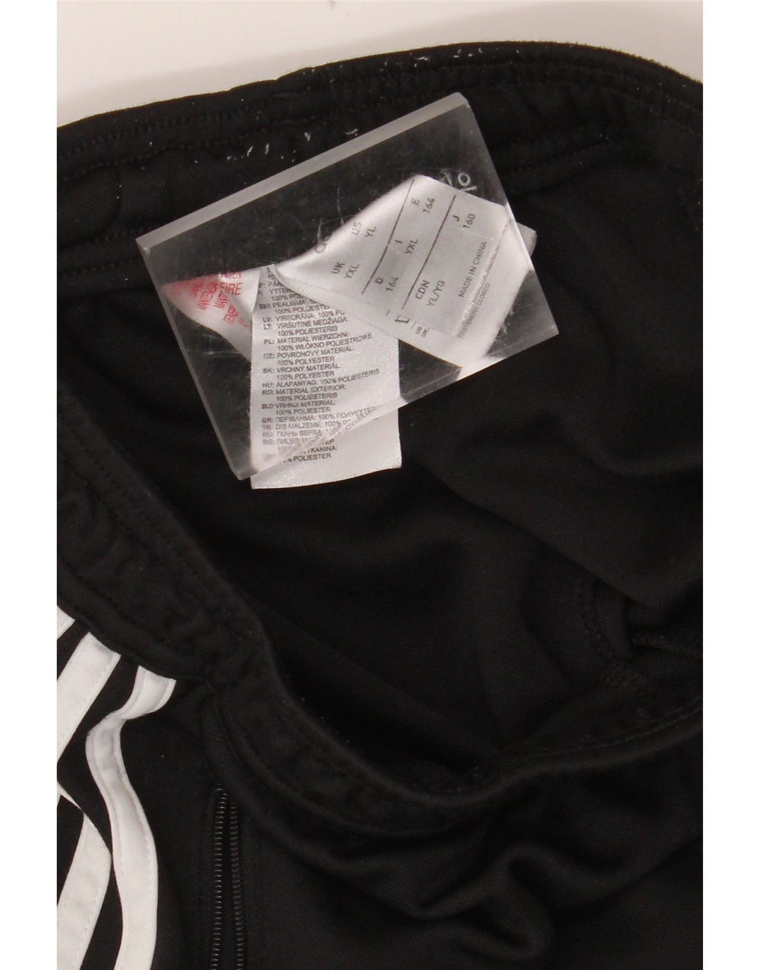 Pantaloni de trening Climacool ADIDAS 13-14 ani XL negru color block