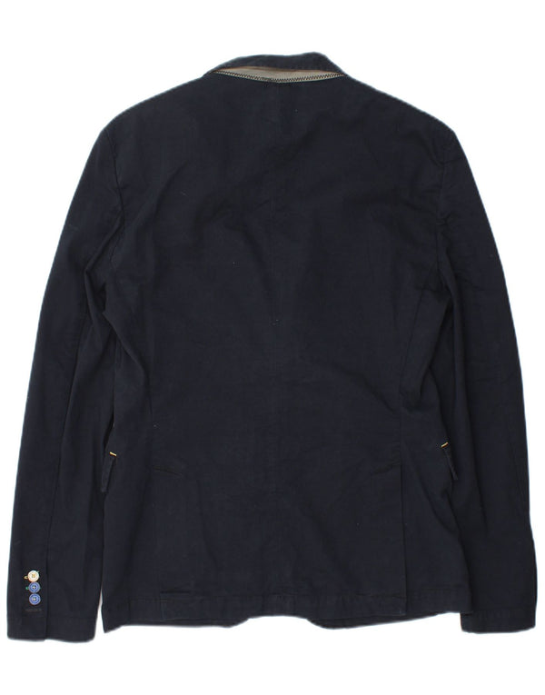 Blazer pentru bărbați Zara, cu 2 nasturi, UK 38 Medium Bleumarin