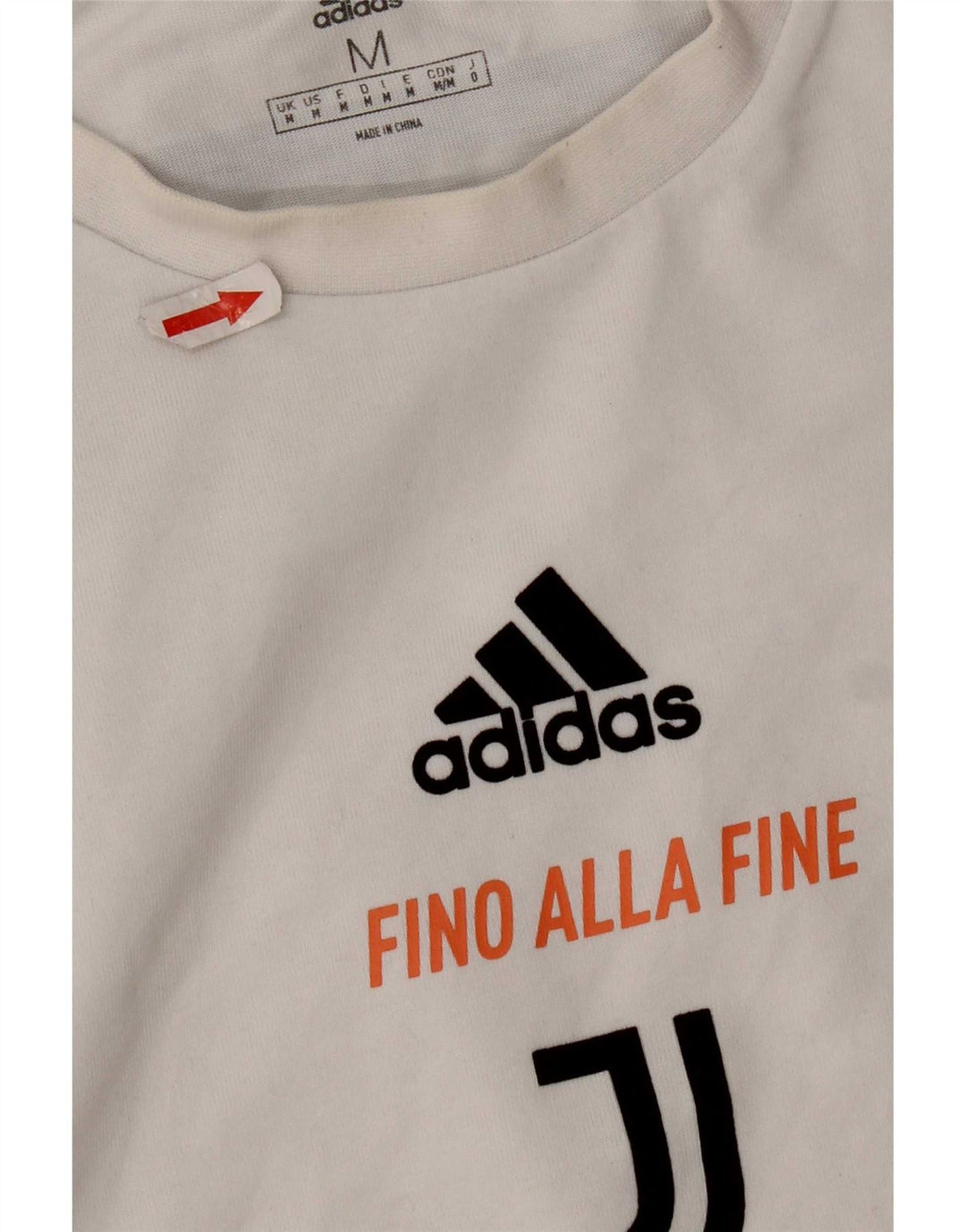 Adidas pentru bărbați Juventus Graphic Top cu mânecă lungă, alb mediu