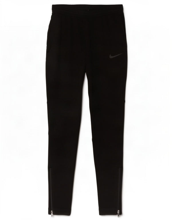 Nike Boys Tracksuit Trousers 10-11 Years Medium Black Polyester