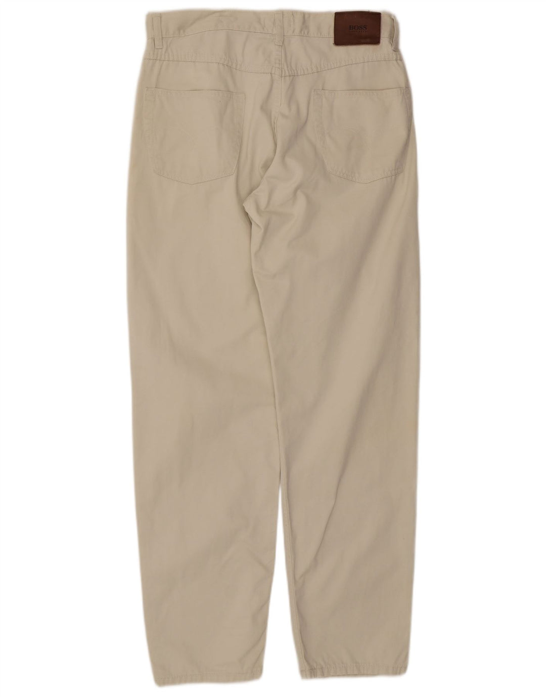 Blugi conici pentru bărbați HUGO BOSS Arkansas W34 L32 bumbac alb