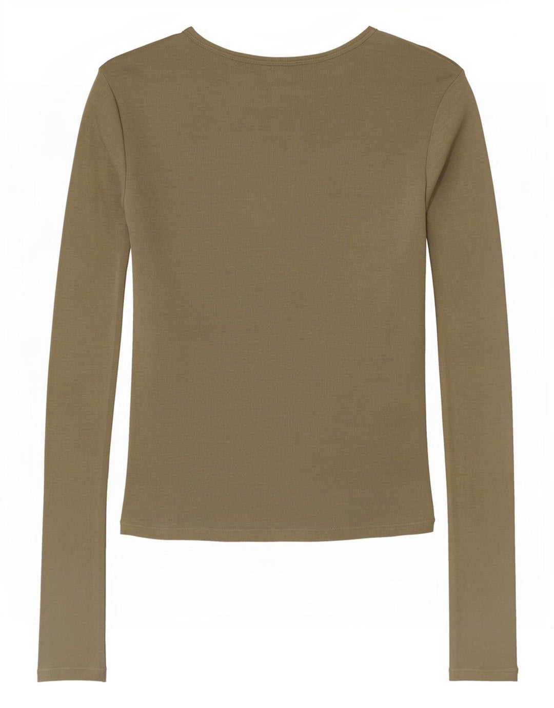 Top pentru femei Zara cu mânecă lungă UK 12 Medium Khaki