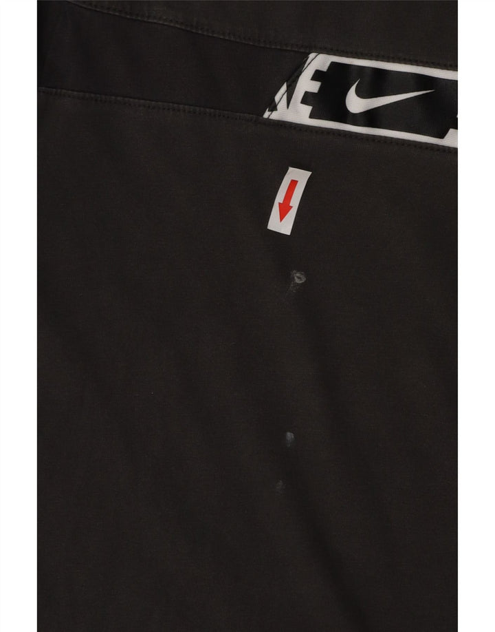 Tricou grafic Nike pentru bărbați Top mic, gri, bumbac