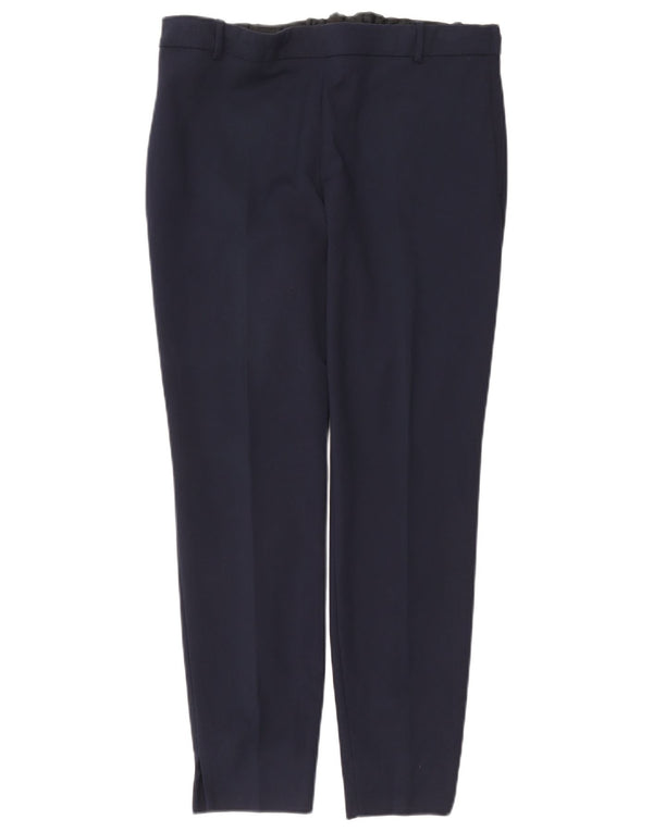 Pantaloni chino slim pentru femei Zara XL W32 L29 bleumarin