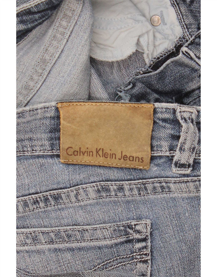 Blugi drepti pentru femei Calvin Klein W30 L28 Albastru