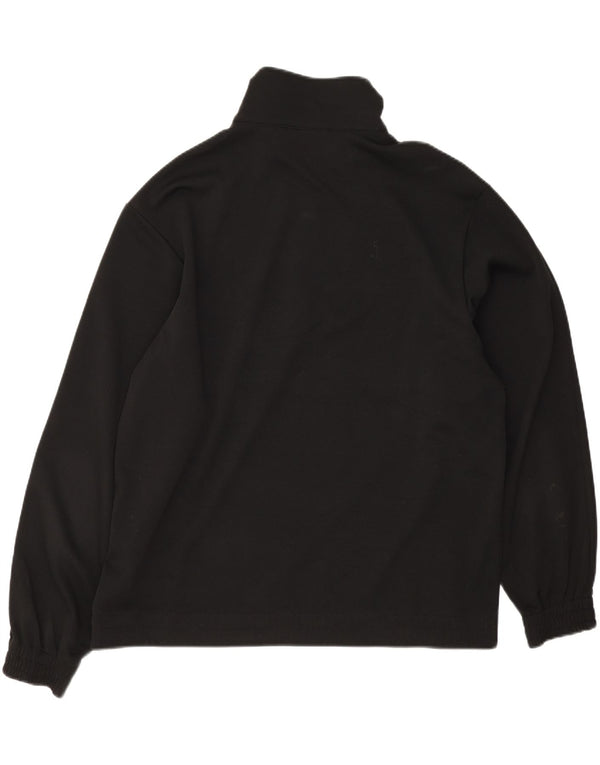 Hanorac pentru bărbați Lotto, cu fermoar, cu gât, XL, poliester negru