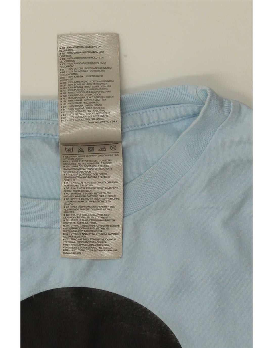 Tricou grafic Nike pentru bărbați Top din bumbac albastru mediu
