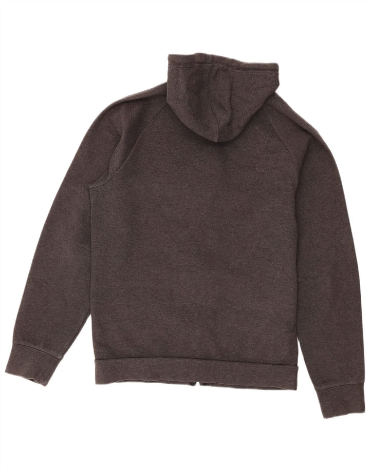 Pulover Adidas pentru bărbați, cu fermoar, bumbac, gri mic