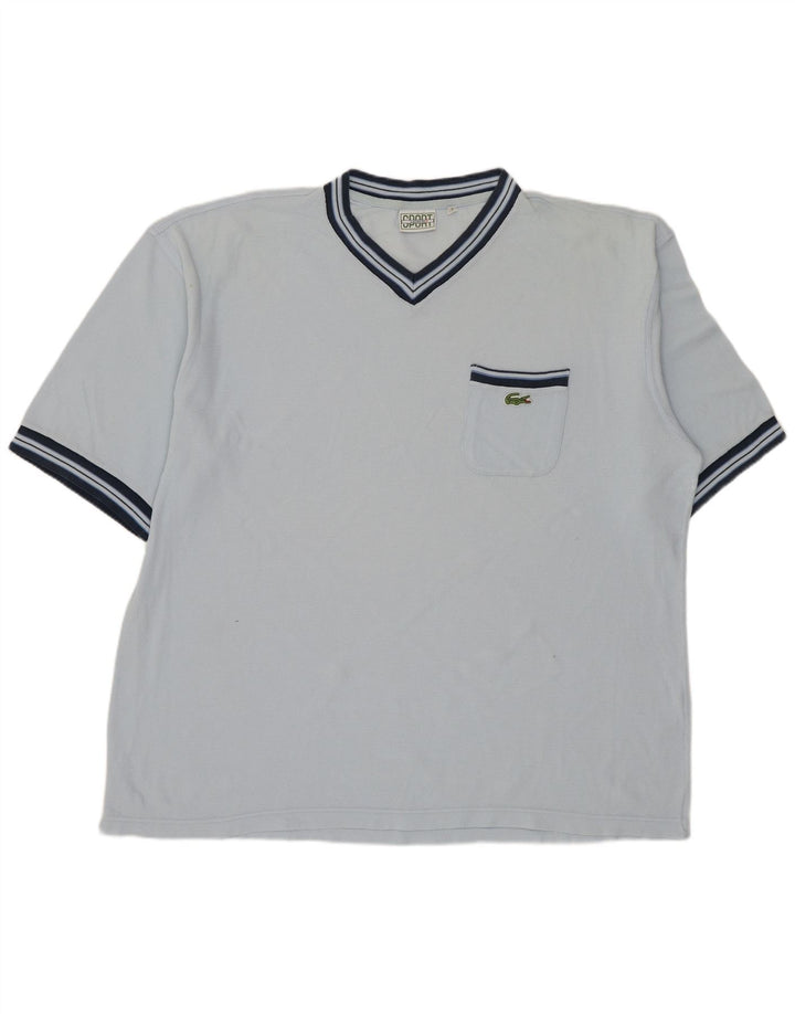 Tricou Bărbați LACOSTE Top Marimea 7 2XL Bumbac Albastru